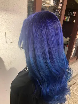 カラー ダブルスキルエクステ /羽エクステ白石宇由のヘアスタイル