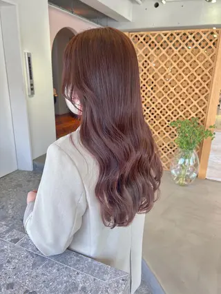 セミロング カラー 是非可愛くさせて ください🩷sakiのヘアスタイル