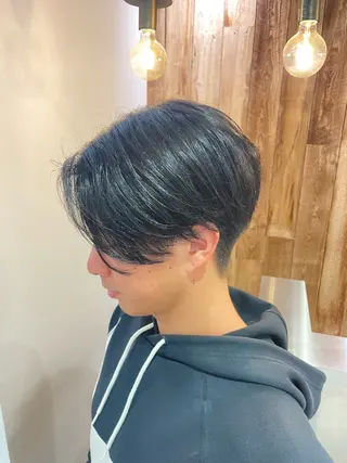 ショート メンズ 神 嵩徳のヘアスタイル