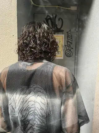 ミディアム カラー パーマ ヘアアレンジ メンズ 💎髪質改善特化💎 RUITOのヘアスタイル