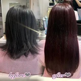 ロング カラー 新宿/艶カラー 🎀韓国ヘアKANAのヘアスタイル