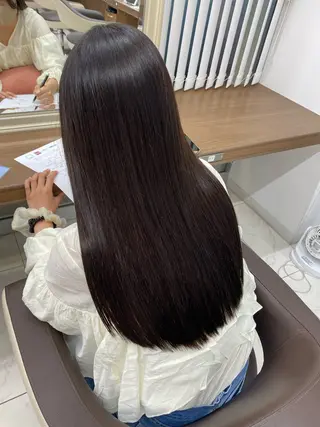ロング カラー ハードパーマ Rico💜のヘアスタイル