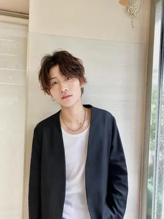 メンズ newi銀座オオクラ ホユギのヘアスタイル