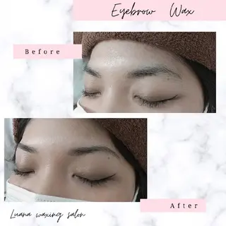 アイブロウ Luana wax 🐚根本のエステ・リラクイメージ