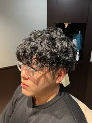 ミディアム パーマ clan鷺沼🌿 かやしたのヘアスタイル