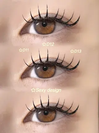 マツエク・マツパ Sacco 栄店 草田のマツエク・マツパデザイン