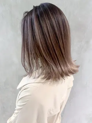 ミディアム カラー ヘアアレンジ パーマ ITbyALBUM 浦和店のヘアスタイル