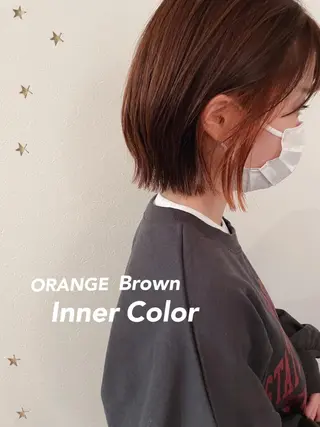 ショート カラー 市川 千夏のヘアスタイル