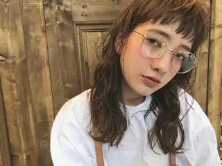 ロング カラー パーマ ヘアアレンジ O/ODER (official)のヘアスタイル