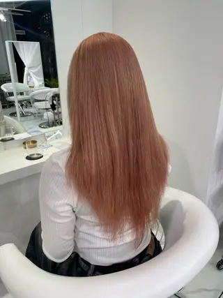 ロング カラー 名古屋ダブルカラー DEAN石川理子のヘアスタイル