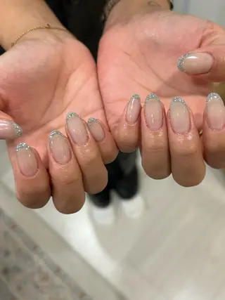 ネイル mellow:ｸﾙﾐ ﹡˖˟༝🎀˖˟ ༝のネイルデザイン