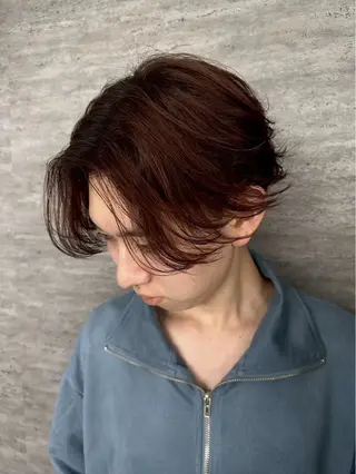 カラー ダウンパーマ／カルマ パーマ／Yutoのヘアスタイル