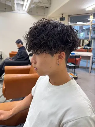 メンズ 京都駅メンズサロン マッシュのヘアスタイル