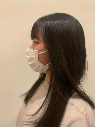 ロング 栞南🌼/艶カラー/ 髪質改善/ナチュラルのヘアスタイル