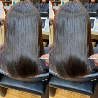 セミロング 髪質改善/浅沼 亮のヘアスタイル