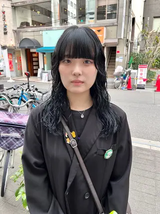 ロング パーマ ショート/パーマ/ カラー/FUKOのヘアスタイル