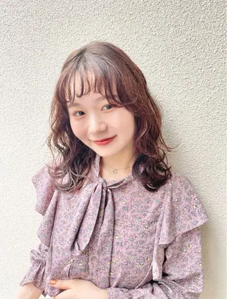 ロング カラー すぐ巻ける縮毛矯正 🍀勝倉　麗のヘアスタイル