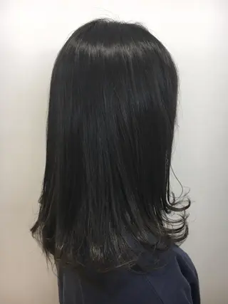 ミディアム カラー 永井 大希のヘアスタイル
