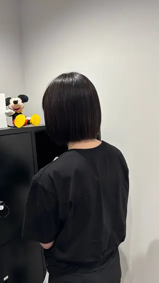 ミディアム YURINO /ボブ ベージュ/ハイトーンのヘアスタイル
