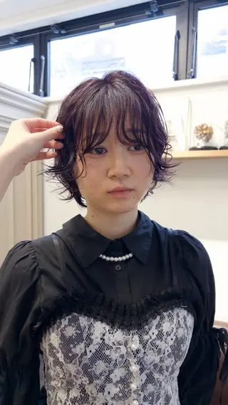 ショート カラー じゅわっと暖色カラー 🍊Moemiのヘアスタイル