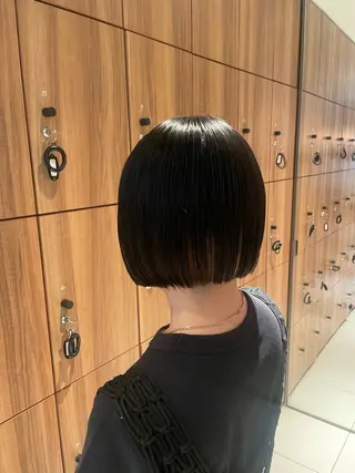 ショート 艶カラー/縮毛矯正 🩰chihiroのヘアスタイル