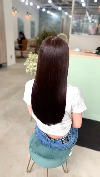 ロング カラー Angelica Hinaのヘアスタイル