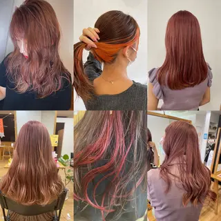 セミロング 河口 友里のヘアスタイル