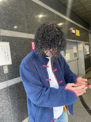 ミディアム パーマ メンズ メンズ大歓迎‼︎ ✨seigo✨のヘアスタイル