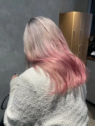 ロング カラー 透明感カラー/推しカ ラー☁️JURAのヘアスタイル
