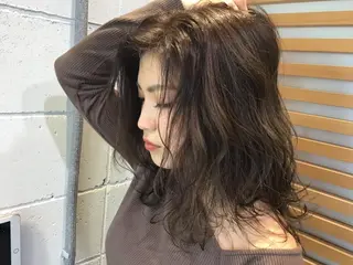 セミロング 嶋崎 啓人のヘアスタイル