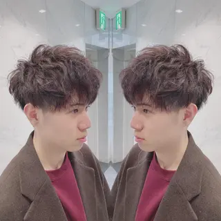 ショート カラー メンズ 重政 和樹のヘアスタイル