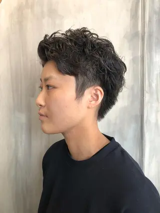 メンズ 水谷 俊一のヘアスタイル