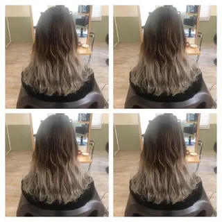 セミロング カラー Agu 清尾 浩昭のヘアスタイル