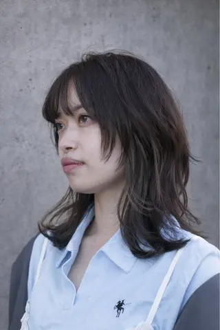 ミディアム 透明感カラー🐾 Riona🎀のヘアスタイル