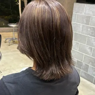 ミディアム カラー ヘアアレンジ メンズ 似合わせハイトーン 🩰/渡邉日向🕊のヘアスタイル