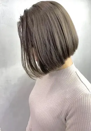 ミディアム カラー ケア剤オタク×海外 ヘア長谷川裕起のヘアスタイル