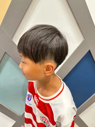 ショート メンズ キッズ 【echelle】 あむのヘアスタイル