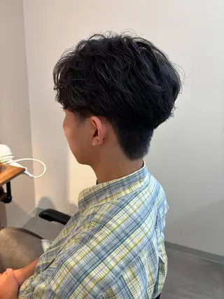 パーマ メンズ 保立/フェザーパーマ /メンズカット千葉のヘアスタイル