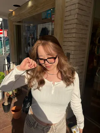 セミロング ☀️個性派/横浜パ ーマ/暖色/ミミのヘアスタイル