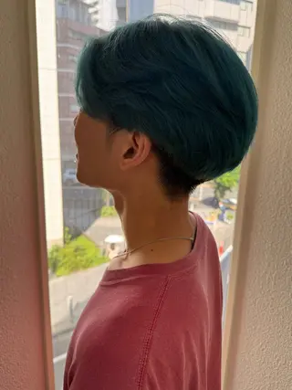 カラー メンズ 三原　賢二 【縮毛矯正】のヘアスタイル