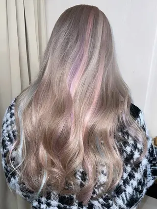 ロング カラー 栄/レイヤーカット /ケアブリーチ🍁楓のヘアスタイル