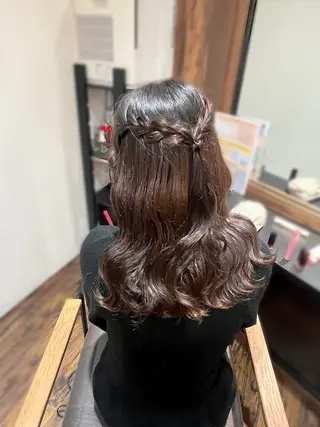 セミロング ヘアアレンジ 赤羽Gardenia 🌸ayame🌸のヘアスタイル