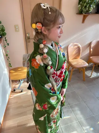 ロング カラー mayu .のヘアスタイル
