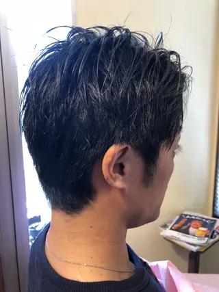 ショート メンズ 長谷川 薫のヘアスタイル