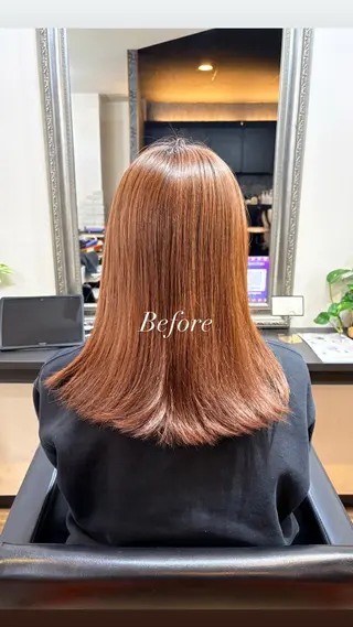 セミロング きむえり/髪質改善 /20代〜40代多数のヘアスタイル