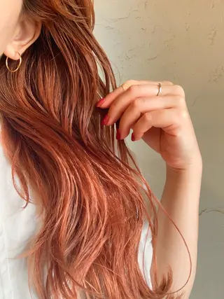 セミロング カラー MAYU 💚森下のヘアスタイル