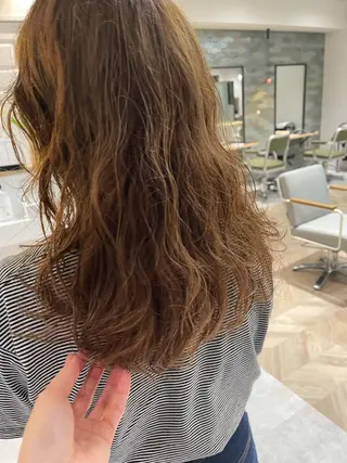 ロング パーマ * 透明感カラー c h i h o *のヘアスタイル