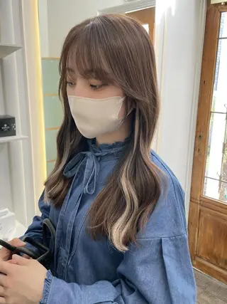 ロング 吉村 憂々のヘアスタイル