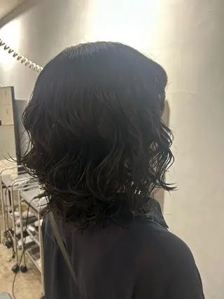 ミディアム カラー パーマ ITbyALBUM藤沢店所属・IT by ALBUM立川のヘアスタイル