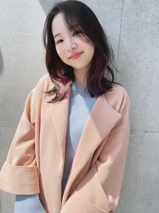 ミディアム カラー センスをお届けします 大谷将生infpのヘアスタイル